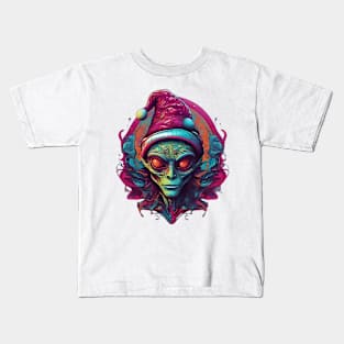 Alien Santa Kids T-Shirt